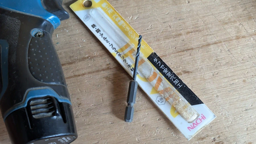 筆者が実際に使っているNACHI 六角軸ドリルショート