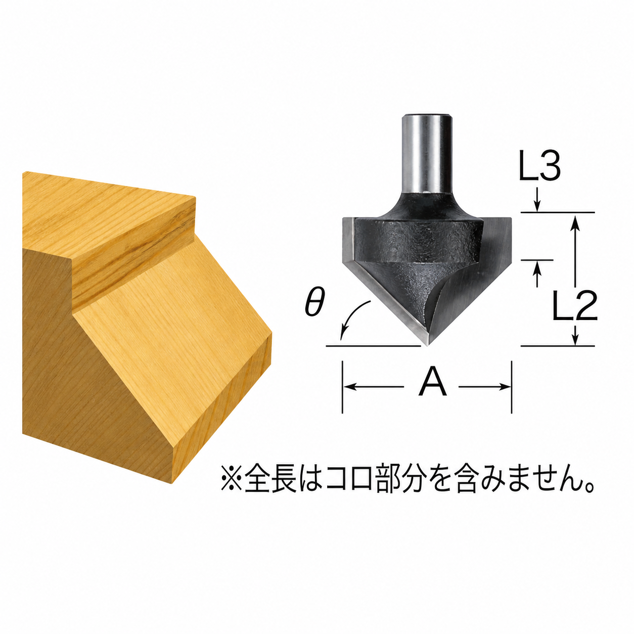 マキタ カク面ビット D-08268